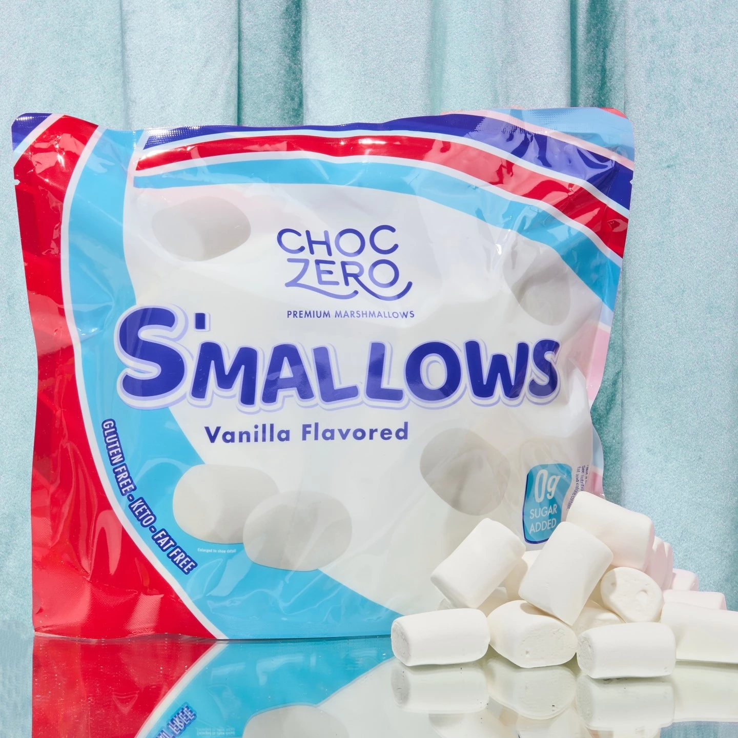 (OUT-OF-STOCK) ChocZero 零糖雲尼拿棉花糖 (含3包獨立包裝) 100g*3小包