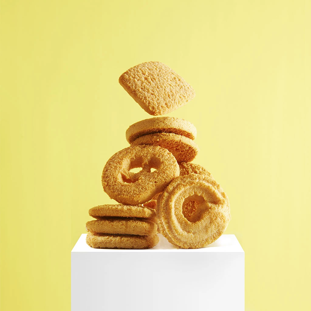 Choczero 無麩質藍罐丹麥牛油曲奇餅 (無添加椰子粉) 340g 48pc Gluten-free Butter Cookies