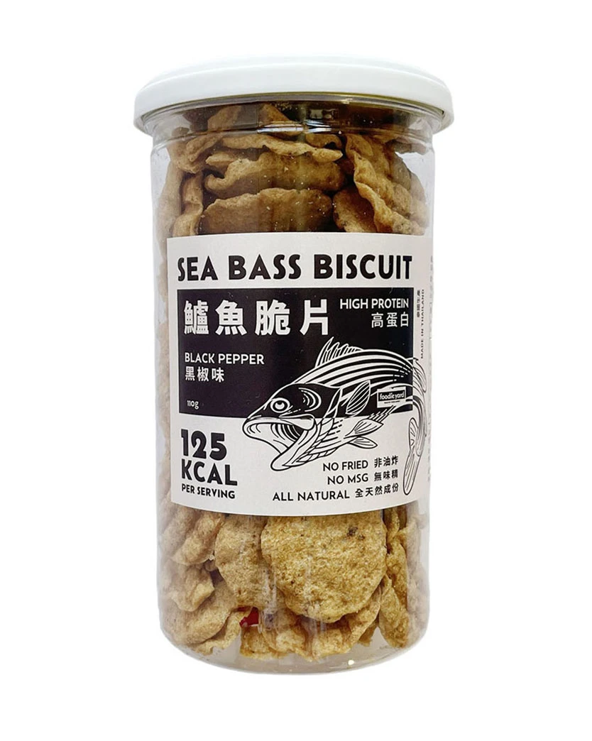 鱸魚脆片(黑椒味)