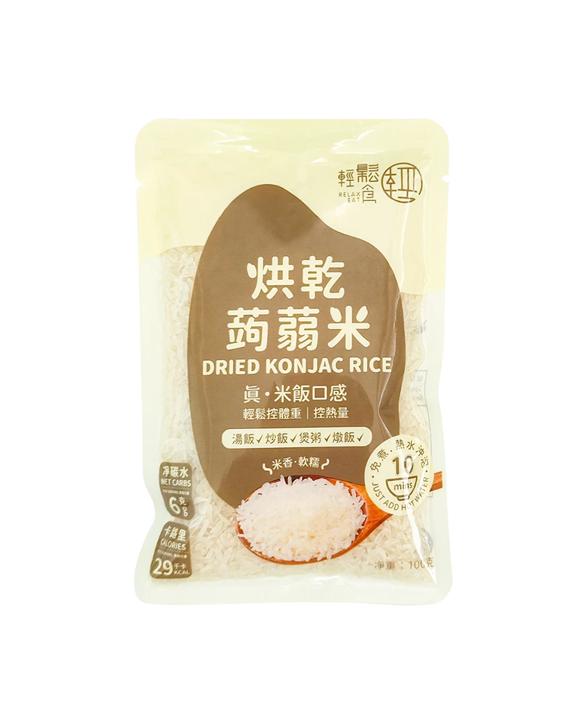 輕鬆食 - 烘乾蒟蒻米 100g