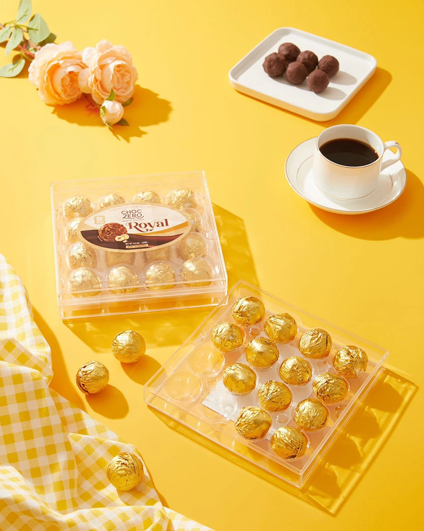 Choczero 低碳榛子夾心朱古力球 1盒16粒 KETO ROYAL TRUFFLE (Milk Chocolate)