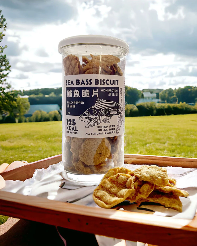 鱸魚脆片(黑椒味)